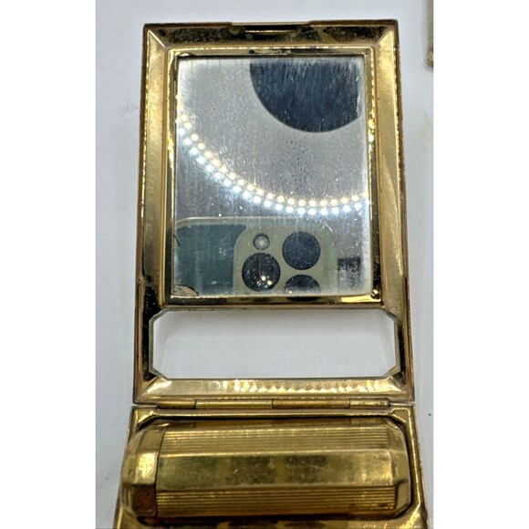 Richard Hudnut Art Deco Compact Powder Blush Lipstick Mirror 1930s compact - Picture 3 of 9